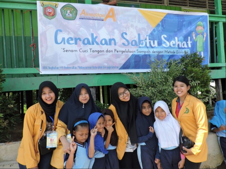 Sabtu Sehat di SDN 020 Sempaja Selatan