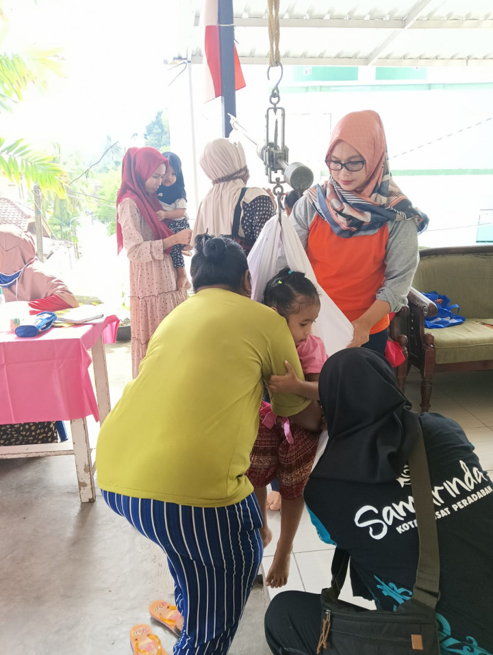 pembinaan pos yandu di kelurahan Sempaja Selatan