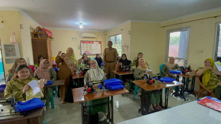 Penutupan Pelatihan Menjahit Kegiatan Pro Bebaya Tahun 2023 Pokmas Permata & Kasih Ibu