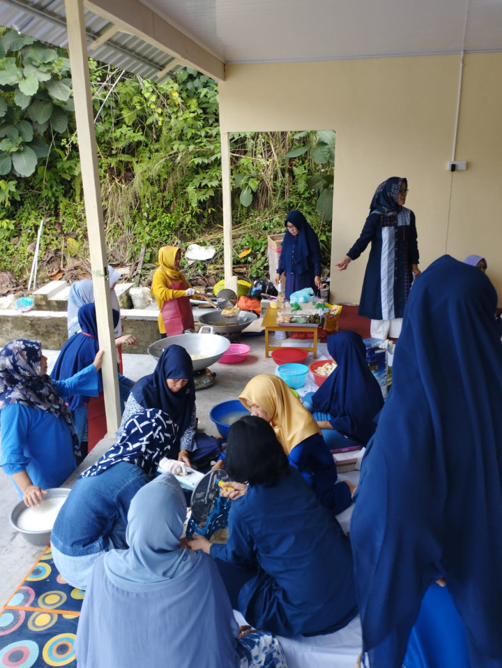 Pelatihan Tataboga di lingkungan RT.16