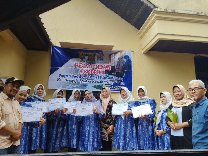 Pelatihan Ecoprint di Lingkungan RT. 21 Tahun 2023