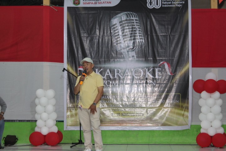 LOMBA KARAOKE TINGKAT KELURAHAN SEMPAJA SELATAN DALAM RANGKA HUT RI KE 80