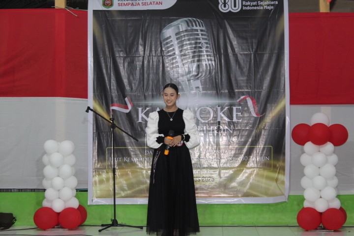 LOMBA KARAOKE TINGKAT KELURAHAN SEMPAJA SELATAN DALAM RANGKA HUT RI KE 80
