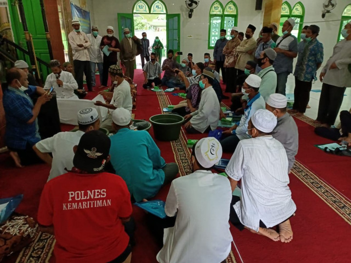 Pelaksanaan Pelatihan Fardhu Kifayah Tanggal 8-9 Juni 2021 di Mesjid Babul Khoir Jl. Pinang Seribu