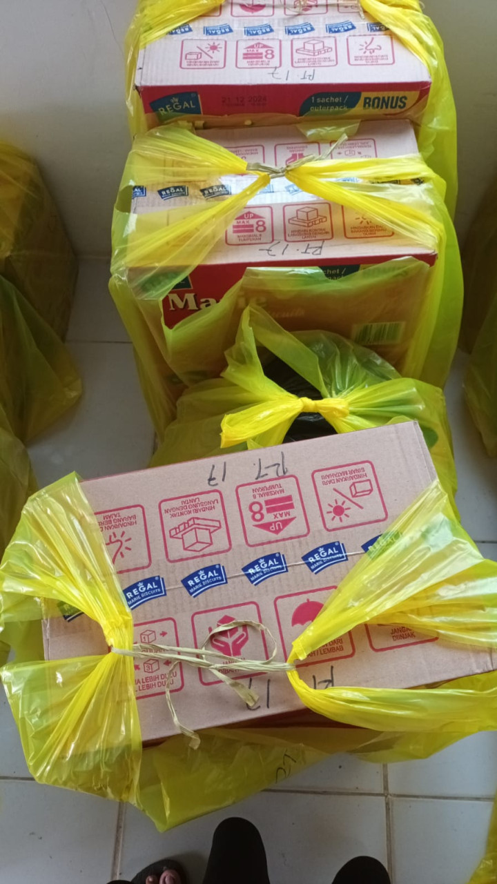 Penyerahan Makanan Tambahan Posyandu di RT.17 Bidang Pemberdayaan Masyarakat Tahun 2023