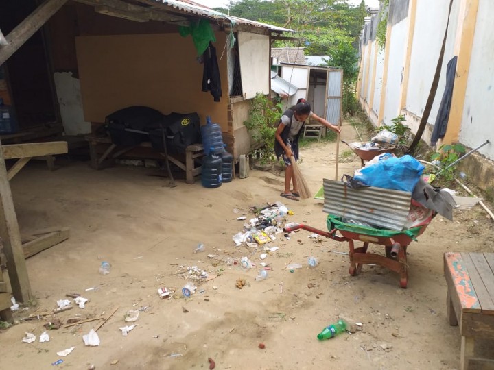 Senam dan Kerja Bakti bersama di wilayah Kelurahan Sempaja Selatan