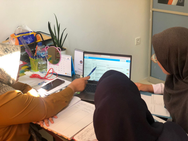 Dokumentasi Rapat Koordinasi pengumpulan dokumen Informasi Publik Kelurahan Sidodadi