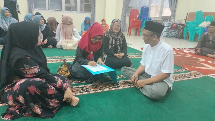 Serah Terima Jabatan di kelurahan Sidodadi