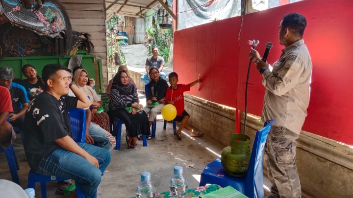 Sosialisasi Bahaya kebakaran di RT 04.Kel.Sidodadi
