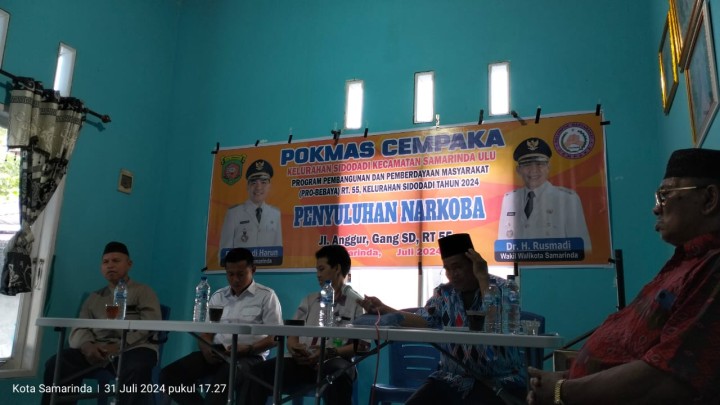 Penyuluhan Narkoba oleh BNN Rt.55