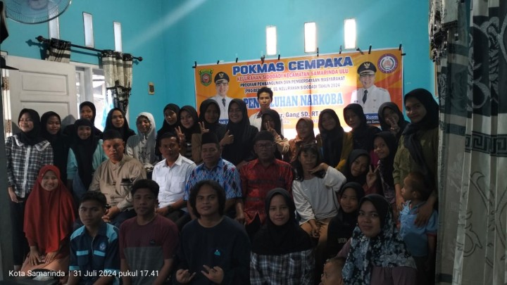 Penyuluhan Narkoba oleh BNN Rt.55