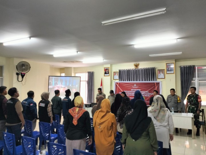 Rapat Pleno Pemukhtahiran Data  Daftar Pemilih Gubernur dan Wakuil Gurbenur Walikota dan Wakl Walikota Tahun 2024