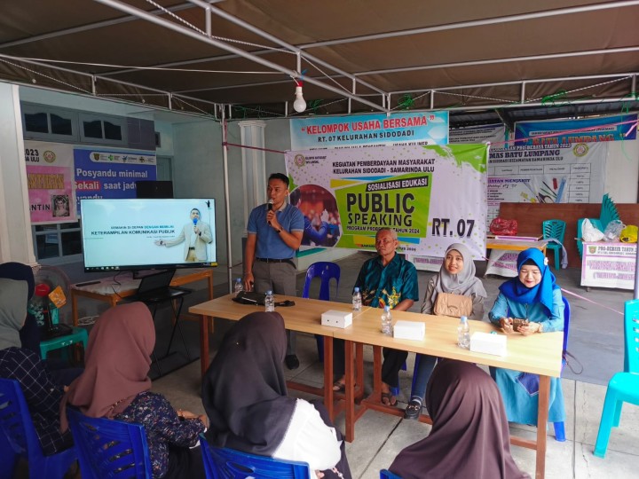 kegiatan Sosialisasi di pokmas -pokmas kelurahan sidodadi tahun 2024