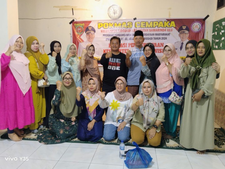 kegiatan Sosialisasi di pokmas -pokmas kelurahan sidodadi tahun 2024