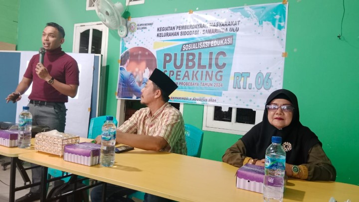kegiatan Sosialisasi di pokmas -pokmas kelurahan sidodadi tahun 2024