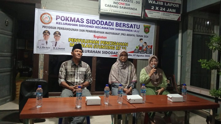 kegitan Probebaya Sosialisasi  dilingkungan RT kelurahan Sidodadi