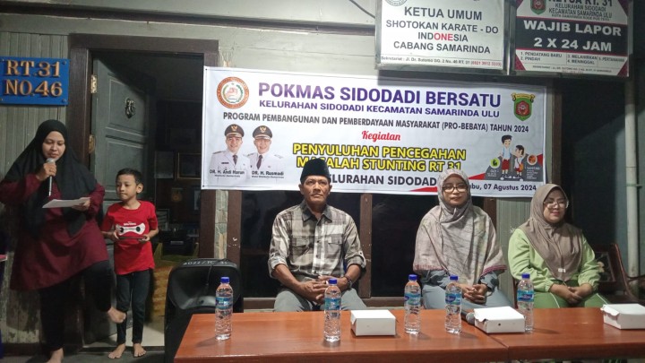 kegitan Probebaya Sosialisasi  dilingkungan RT kelurahan Sidodadi