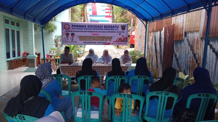 kegitan Probebaya Sosialisasi  dilingkungan RT kelurahan Sidodadi