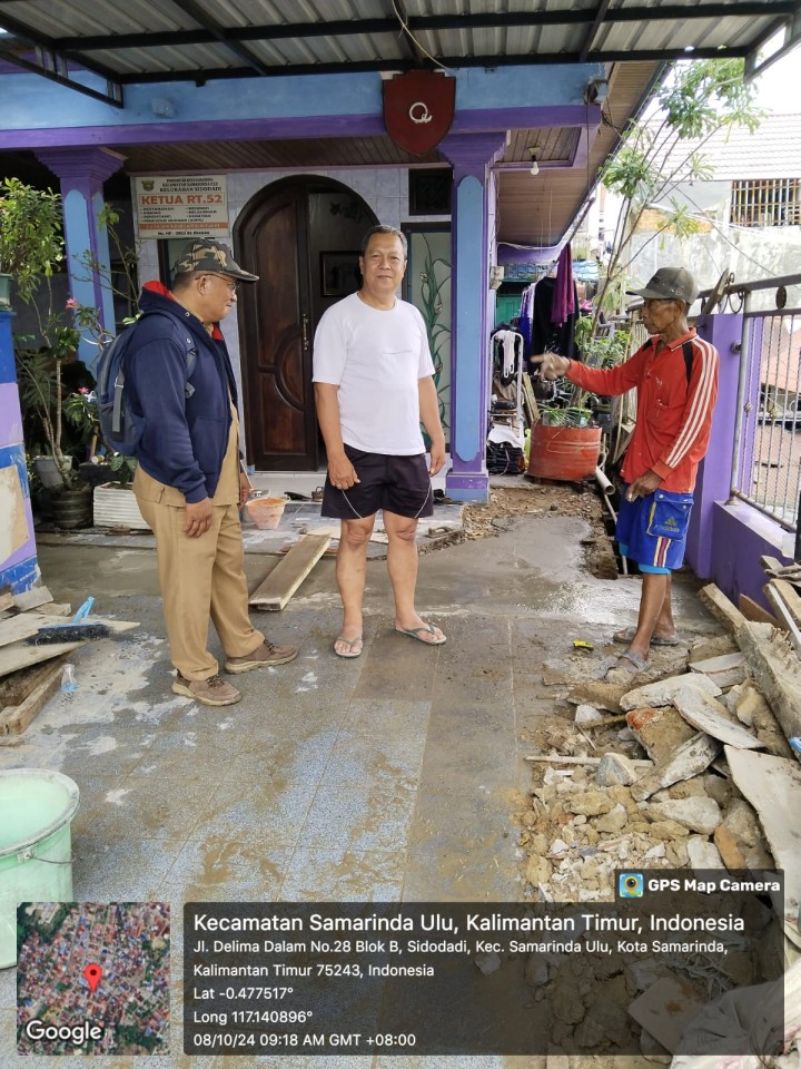 Pemantauan Kegiatan Probebaya Sarana dan Prasarana Tahap II Kel.Sidodadi