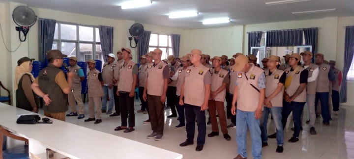 Pengarahan Oleh Lurah Sidodadi Kepada PAM TPS PEMILU TAHUN 2024