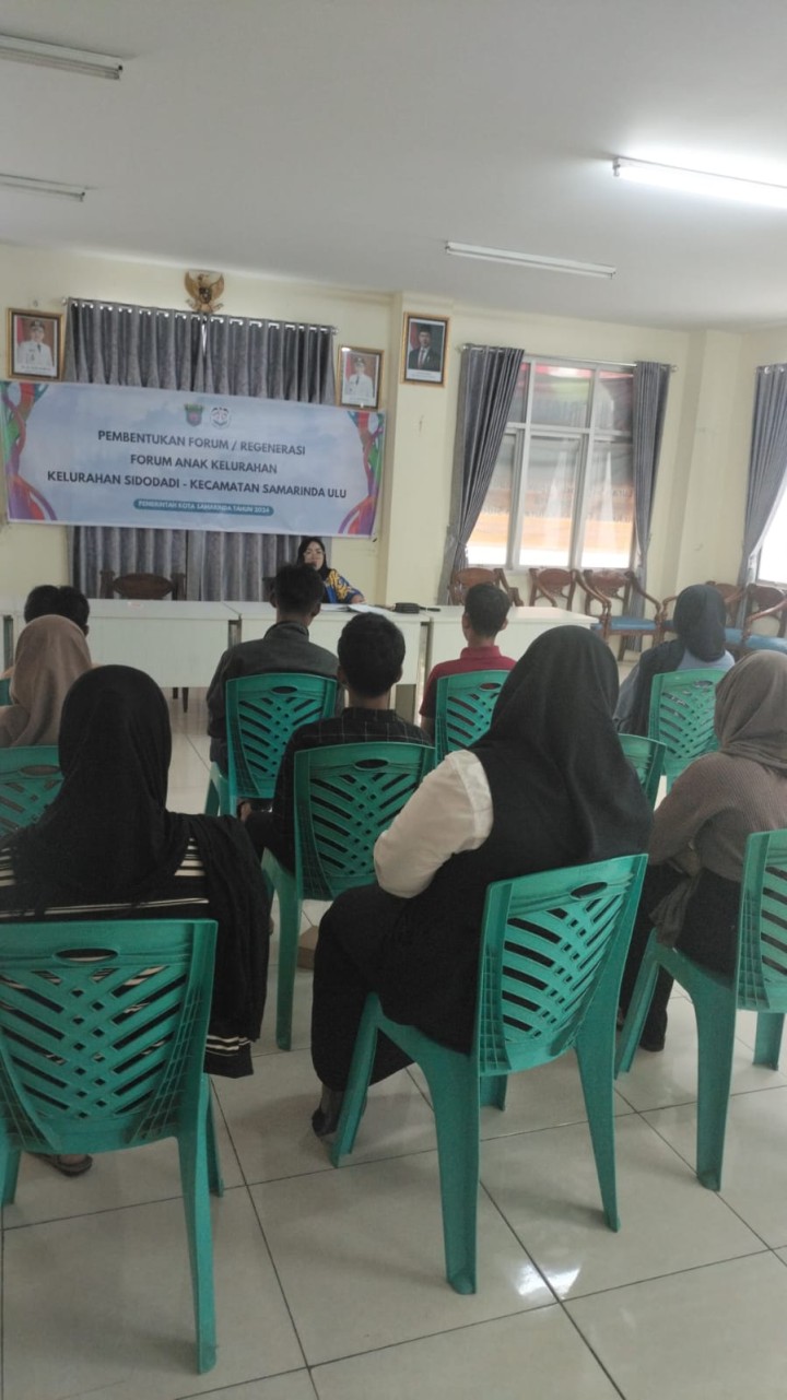 PEMBENTUKAN FORUM ANAK KELURAHAN SIDODADI