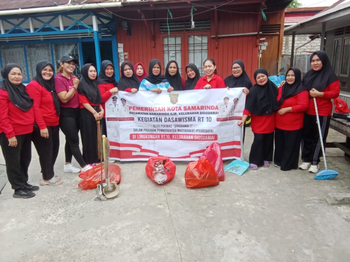 Kegiatan Warga RT Kelurahan Sidodamai Tahun 2024