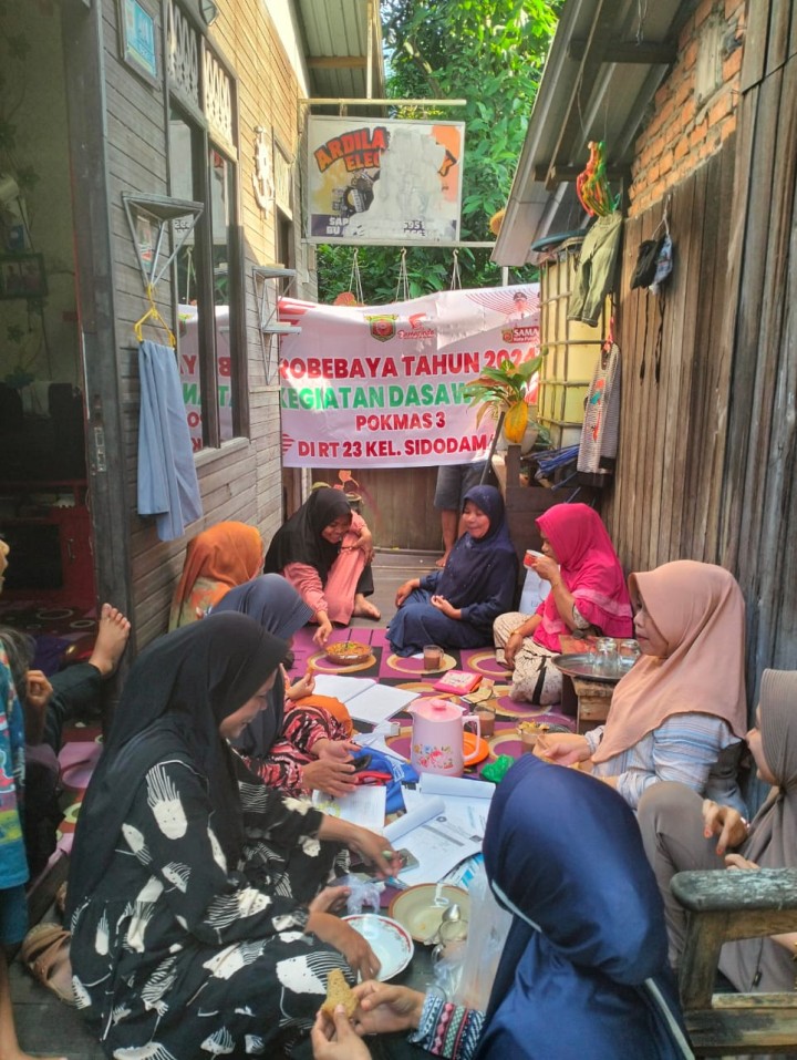 Kegiatan Warga RT Kelurahan Sidodamai Tahun 2024