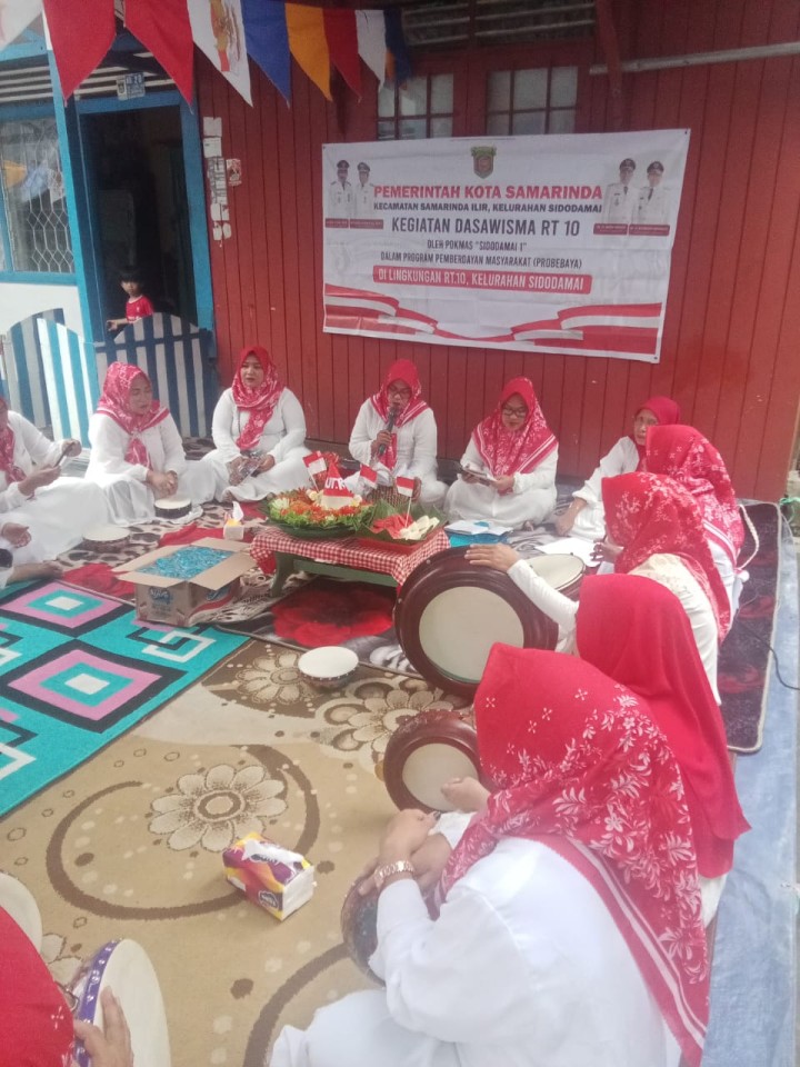 Kegiatan Warga RT Kelurahan Sidodamai Tahun 2024