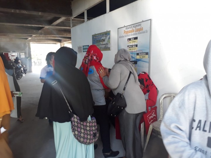 Pelayanan KB Gratis Dalam Rangka Hari Kesatuan Gerak PKK di Kantor Kelurahan Sidomulyo