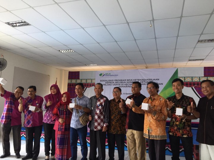 Sosialisasi Program BPJS Ketenagakerjaan untuk Honorer, Ketua RT, dan Pelaku Usaha di Kecamatan dan Kelurahan Samarinda Ilir
