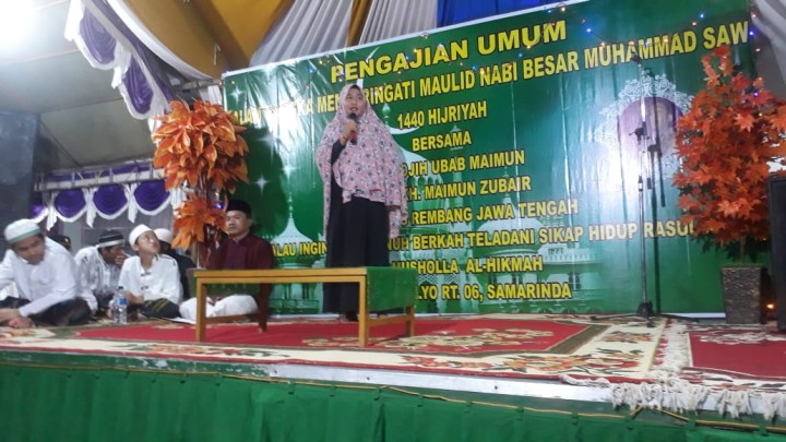 Pengajian Umum Dalam Rangka Memeringati Maulid Nabi Muhammad S.A.W di RT.06 Kelurahan Sidomulyo