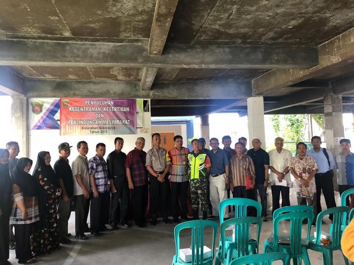 Penyuluhan Keamanan, Ketentraman dan Ketertiban Oleh Babinsa dan Bhabinkantibmas Sidomulyo
