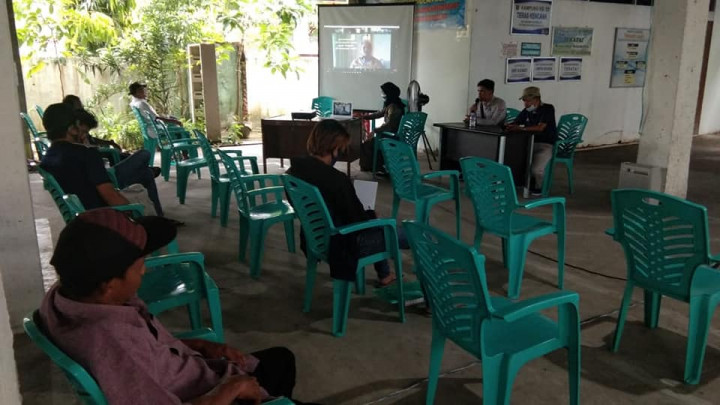 Rangkaian Kegiatan Pelatihan dan Bimbingan Teknis Bagi Petugas PAM Linmas TPS se-Kelurahan Sidomulyo