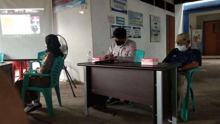 Rangkaian Kegiatan Pelatihan dan Bimbingan Teknis Bagi Petugas PAM Linmas TPS se-Kelurahan Sidomulyo