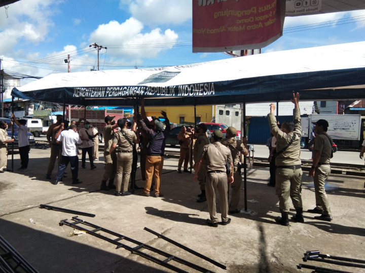 Sosialisasi PKL Di Pasar Sungai Dama