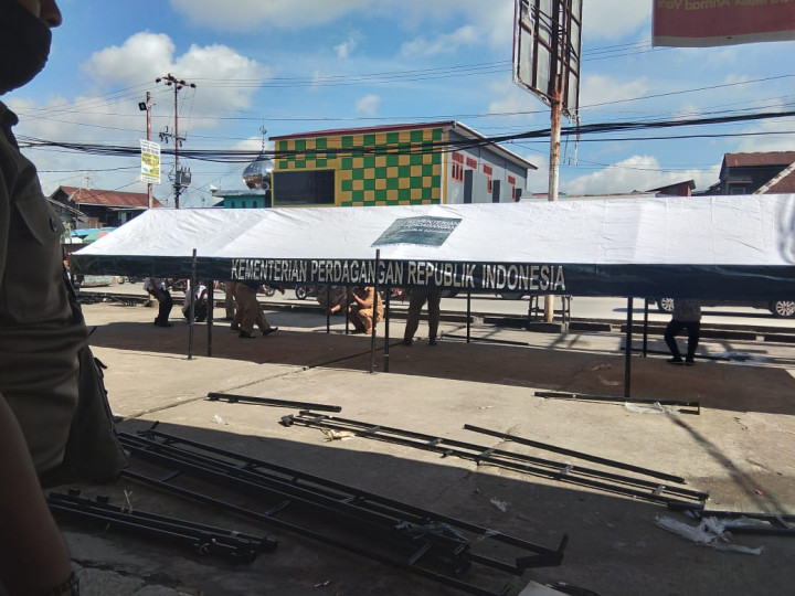 Sosialisasi PKL Di Pasar Sungai Dama