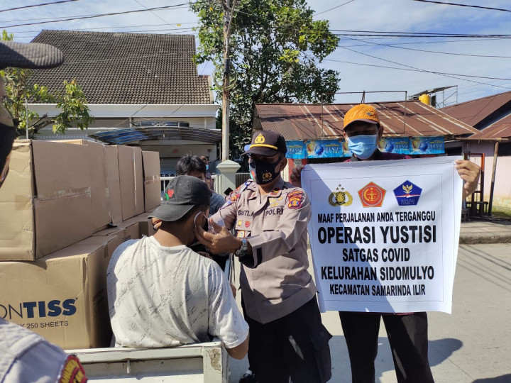 Giat Yustisi Dan Sosialisasi Prokes Covid 19