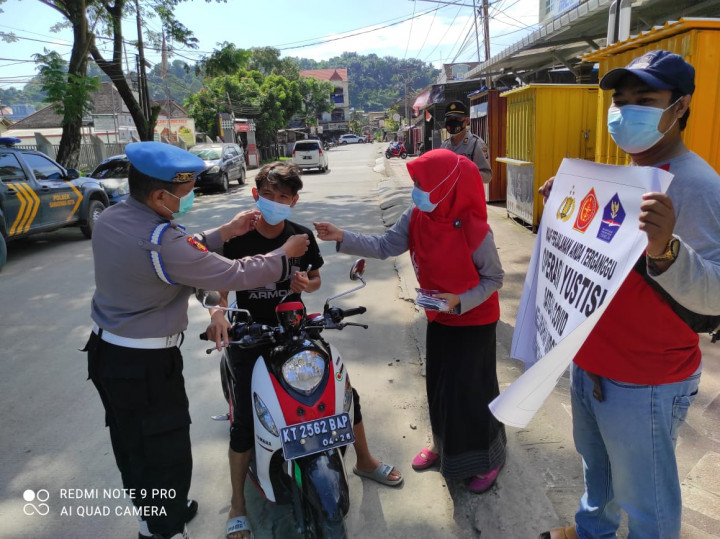Giat Yustisi Dan Sosialisasi Prokes Covid 19