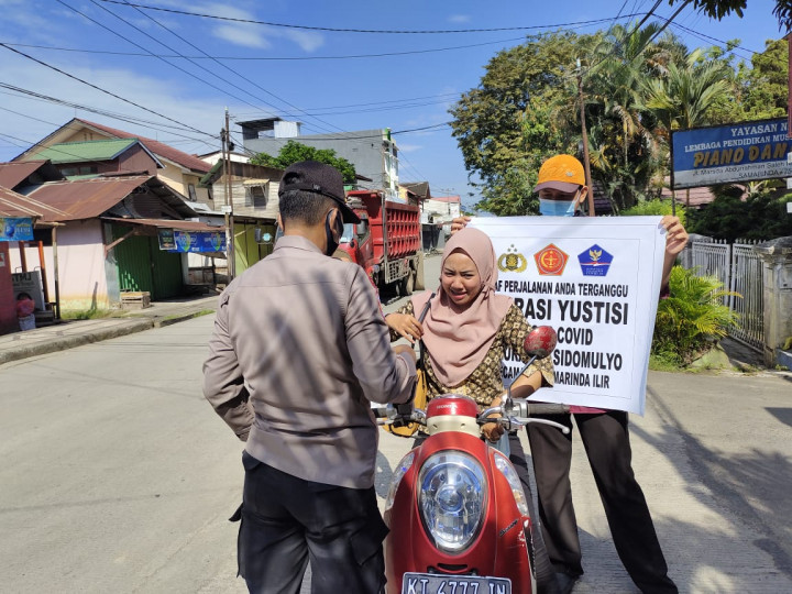 Giat Yustisi Dan Sosialisasi Prokes Covid 19