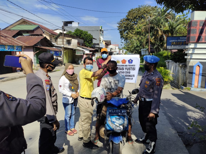 Giat Yustisi Dan Sosialisasi Prokes Covid 19