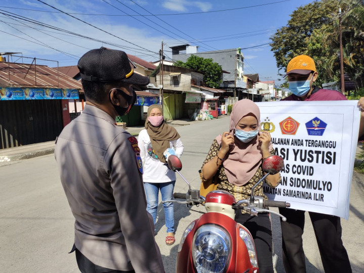 Giat Yustisi Dan Sosialisasi Prokes Covid 19