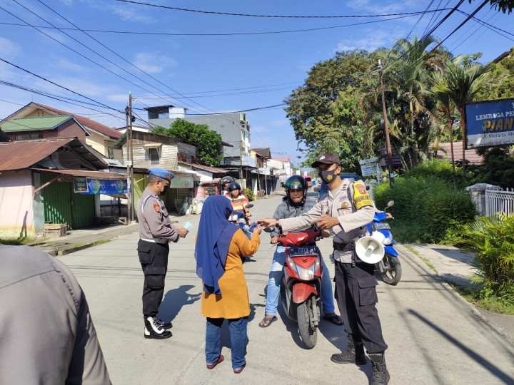 Giat Yustisi Dan Sosialisasi Prokes Covid 19