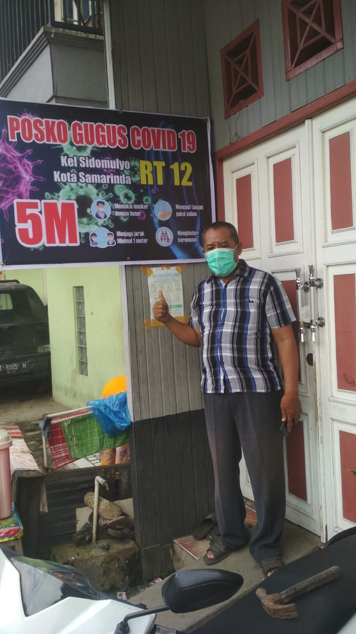 Penyemprotan Disinfektan di Beberapa Wilayah Rt Kelurahan Sidomulyo