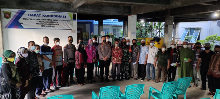 Kunjungan Kapolsek Samarinda Kota Ke Kelurahan Sidomulyo