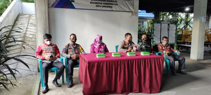 Kunjungan Kapolsek Samarinda Kota Ke Kelurahan Sidomulyo