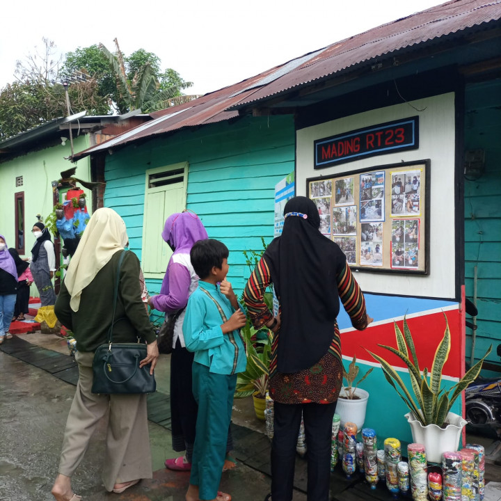 Penilaian Lomba Kampung Salai (Sampah Bernilai) Kelurahan Sidomulyo