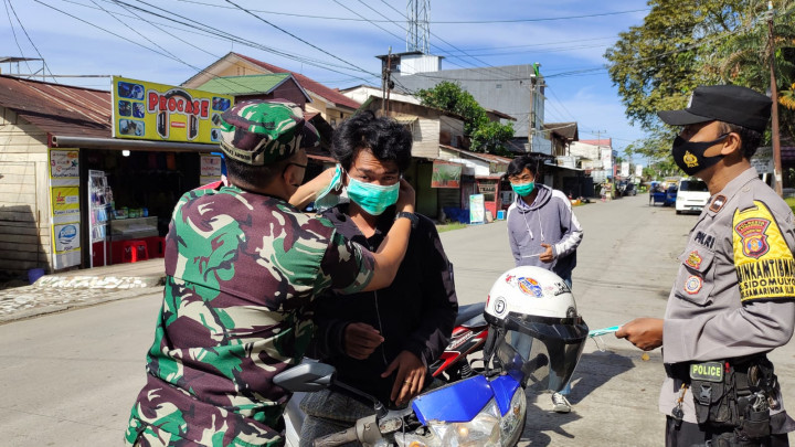 Operasi Yustisi Covid Gabungan Kecamatan Samarinda Ilir