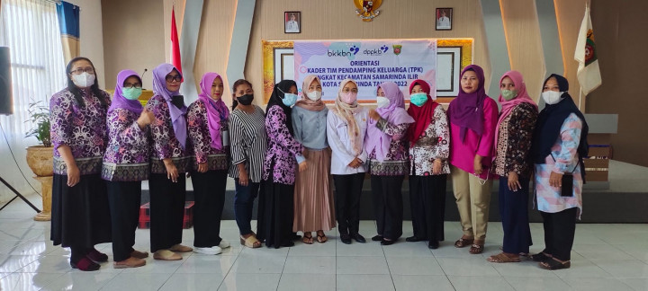 Orientasi sekaligus pembinaan kepada Tim Pendamping Keluarga (TPK) tingkat Kecamatan Samarinda Ilir