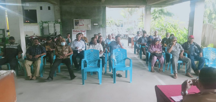 Sosialisasi penyelesaian K4 pada lokasi pendaftran tanah sistematis lengkap (PTSL)