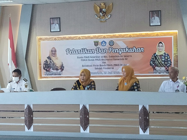 Pengukuhan Dan PElantikan Bunda PAUD se-Kecamatan Samarinda Ilir